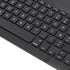 French European AZERTY Bluetooth Keyboard, 10inch Slim Portable Tablet Keyboard with Brushed Metal Texture for Phone