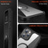 TENDLIN iPhone 11 Pro Magnetic Case - Crystal Clear Hard Back, Soft Bumper, MagSafe Compatible (Black)