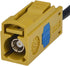 RG58 LMR195 5PCS GPS telematics or Navigation RF Coax Connector Fakra K Straight Crimp Jack Female Yellow Adapter