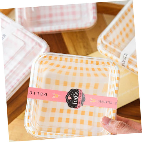 100pcs Self Adhesive Paper Sealing Stickers for Packaging, Pastry Seal Strip for Handmade Craft Art, Food Retail Sticker