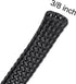 uxcell 50 Ft - 3/8 Inch Expandable Braided Cable Sleeve, PET Wire Management Protector for Home Devices
