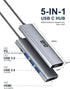 Giq M1 USB Docking Station USB C HUB USB C to HDMI Adapter Triple Display USB C Laptop Docking Station Compatible