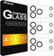 Wiaocit 3 Pack Tempered Glass Camera Lens Protector for iPhone 17 Pro