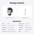 NEEWER Color Blocking Camera Monitor Mount with Cold Shoe, 360° Swivel, Compatible with Atomos Ninja V Monitor