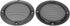 X AUTOHAUX 2pcs 4 Inches Metal Glossy Audio Speaker Cover Mesh Subwoofer Grill Horn Guard Decorative Circle Grille