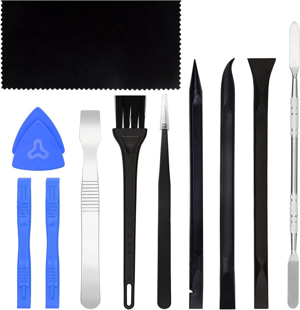 STREBITO Spudger Pry Tool Kit, 12 Piece Opening Tool for iPhone, Laptop, iPad, and Electronics