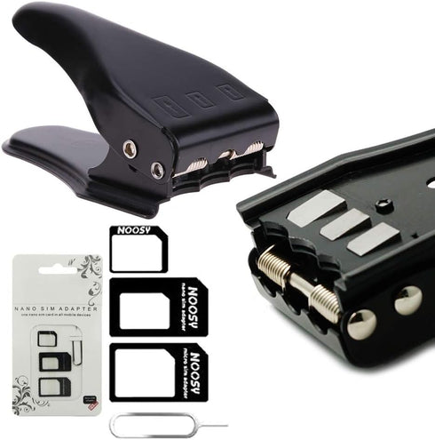 MMOBIEL Universal 3 in 1 / Standard Sim/Micro Sim/Nano Sim Card Cutter Compatible