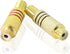 PNGKNYOCN RCA Audio Connector, Screws Audio Video AV Stereo Female Jack with Gold Plated Solder Adapter, 4-Pack