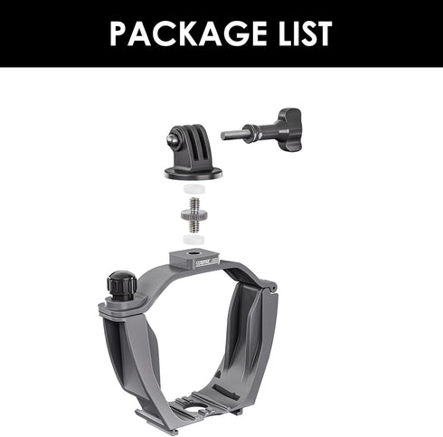 CAPART Camera Mount Expansion Bracket for DJI Air 3 Drone, Compatible with DJI OSMO Action and GoPro Action Cameras