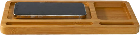 Bamboo Wireless Phone Charging Docking Station