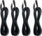 Power Extension Cord 4Pack, 10ft DC 12V Power Supply Adapter Extension Cable for IP Security Cameras, LED Lights