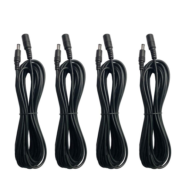 Taveky 10ft DC 12V Power Adapter Extension Cord Cable 2.1mm 5.5mm Male to