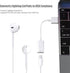 USB Male to Lightning Female Audio Adapter Cable,Type A to Lightning Dongle Converter Support Volume Control Mic Compatible with MacBook Computer PC Headphone,Earphones, Earbuds, and More