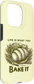 Vintage World 15 Life is What you Bake it Bakery Baking Fresh Bread Pastries Case for iPhone Pro