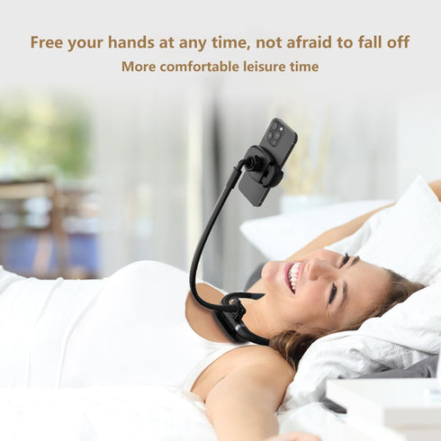 Chapter Seven Upgrade Gooseneck Cell Phone Stand, Flexible Lazy Bracket for Multiple Functions, 360 Degree Rotation
