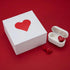 Dpofirs Wireless Earbuds, Heart Shaped Bluetooth Headphones, HiFi Stereo Earphones, Rechargeable Waterproof for Working