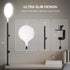 SH 10'' 360 Ring Light for Streaming, Full Screen LED Ring Light for Desk with Adjustable Arm, Video Conference
