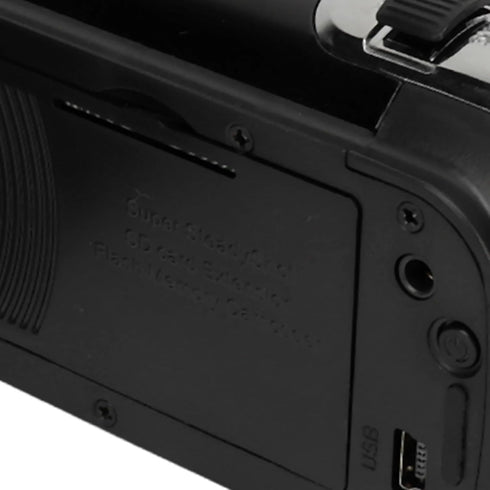 Video Camera Camcorder, 16MP 1080P, 16X Zoom, 2.4 Inch Rotatable Screen, Handheld Recorder with Fill Light (Black)