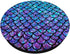 Purple Blue Mermaid Scales PopSockets, Swappable Grip for Phones & Tablets, Adhesive PopGrip