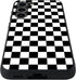 Tnarru Samsung Galaxy S23+ Case, Checkered Pattern Hard PC Back and Soft TPU Sides, Scratchproof Shockproof Protective