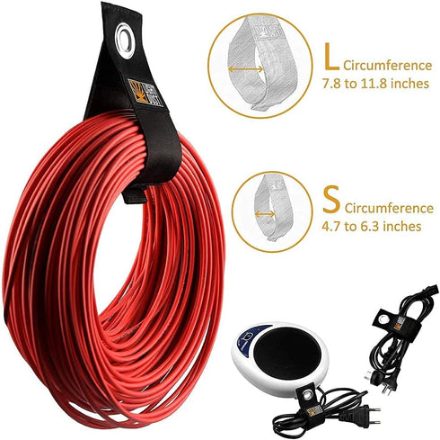 15PCS Heavy Duty Storage Straps, Garage Organization Tool, Fastening Straps for Cords, Hoses, Rope, RV, Boat, and