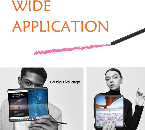 Galaxy Z Fold 5/6 S Pen - Fold Edition for Samsung Galaxy Z Fold 5/6 5G with Adaptors