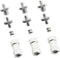 Maxmoral 3 Sets 1/4 Inch to 3/8 Inch Threaded Screw Mount Adapter Set for Camera Tripod Monopod DSLR Flash Trigger