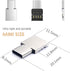 USB C to USB Adapter, 10 Pack Miniest USB C to A Male to Female Adapter, Hidden Slim Converter for USB Cable