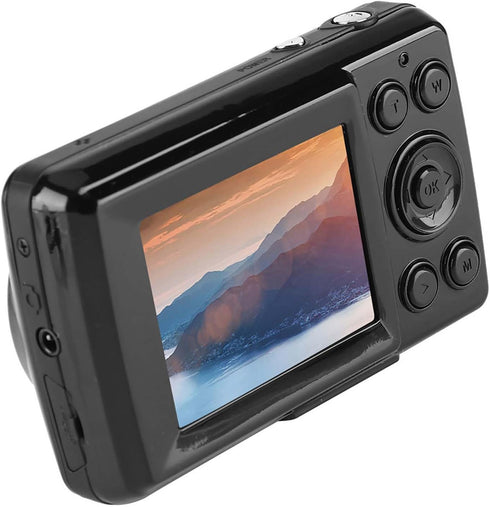 Mini Outdoor Digital Camera, 16MP 720P 30FPS 4X Zoom HD Video Camcorder, Black