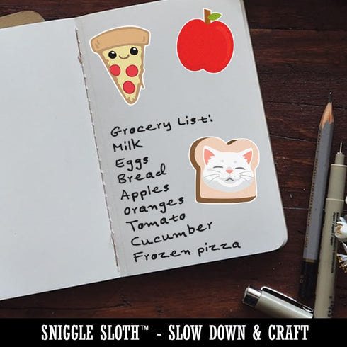 Sniggle Sloth Set 5 Pack 2.0" Headless Cooked Cocktail Shrimp Prawn Waterproof Vinyl Phone Tablet Laptop Water Bottle