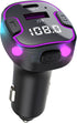Alanph Bluetooth 5.3 Car Adapter, PD &QC3.0 Fast Charging FM Radio Transmitter for