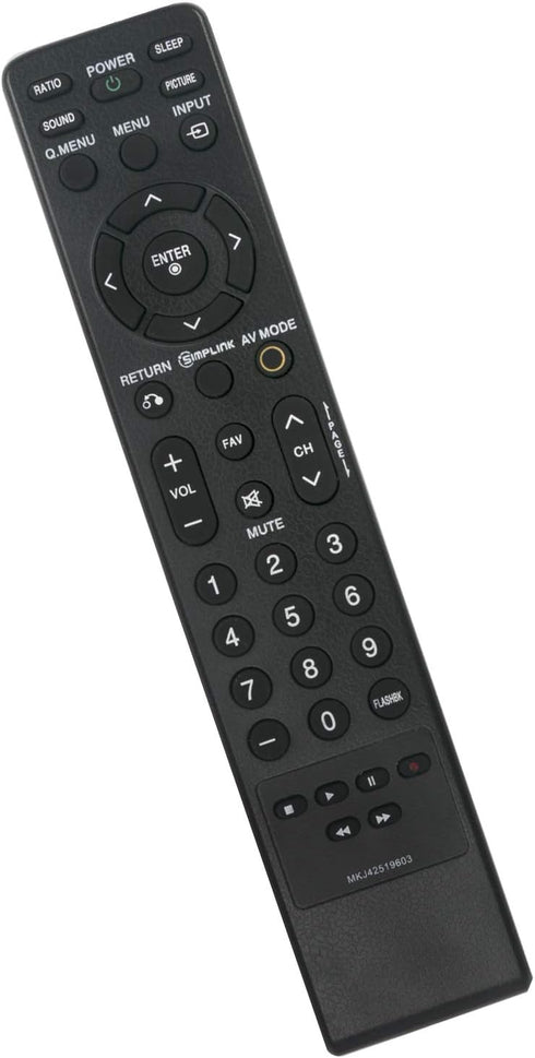 New Remote Control MKJ42519603, Compatible with LG LED TV Models 42PG20C, 50PG20C, 60PG30, 50PG30C