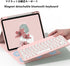 Keyboard Case for iPad 9th 8th 7th Gen 10.2 inch with Mouse, 360° Rotating Kickstand, Clear Back Cover