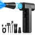 CAGIWIRU Compressed Air Duster -Mini Blower Turbo Fan,150000RPM Cordless Electric air Duster for