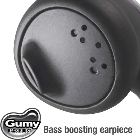 HAF160B JVC Gumy Ear Bud Headphone Black