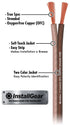 InstallGear 12 Gauge Speaker Wire (30ft) - Brown 12 AWG Speaker Wire Speaker Cable 99.9% - Oxygen-Free Copper - True Spec and Soft Touch Cable - OFC Speaker Wire 12 Gauge for Outdoor Speaker Wire