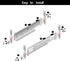 Suprwin 1U 4-Post 17"-27.9" Depth,110 Lbs Server Rack Rails, Universal Rack Mount Rails Fit for Dell Compaq Hp IBM APC