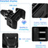TNAIYH 360 Car Vent Phone Holder, Rotation Hands-Free Stable Vehicle Air Vent Clip Cellphone Stand, Automotive Interior