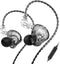 FEDAI TRN MT1 1DD HiFi Earphone Headphones, TRN MT1 in-Ear Earbuds with 10mm Composite Magnetic Dynamic Driver, Clear