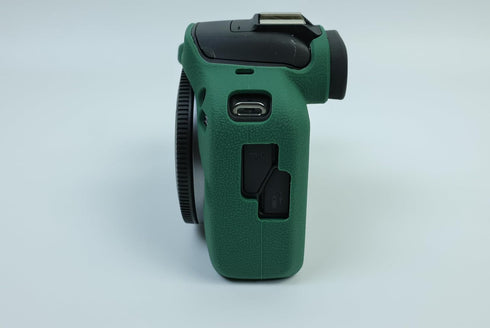 R100 Camera Case, BMAOLLONGB Fullbody Thin Lightweight Silicone Cover for Canon Eos R100, Green