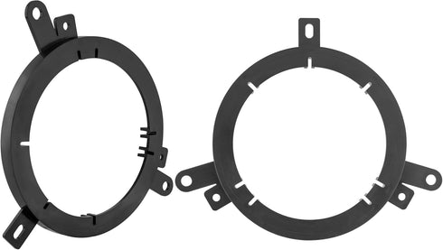 5.25"-6.5" Front Door Speaker Adapter Bracket for 1995-2016 Chrysler/Dodge/Jeep, 2PCS Solid Plastic Aftermarket Speaker