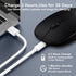 Wireless Bluetooth Mouse for iPad/MacBook Pro/Air/Laptop/PC, Rechargeable Silent Mouse Portable Slim for Surface