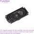 DMiotech 2 Pack 1W 8 Ohm DIY Magnetic Speaker for Laptop Replacement (Square Type)
