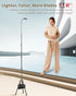 CAMBOFOTO 87" 15.7" 360 Phone Tripod, Overhead Flexible Tall Tripod Stand with Remote, Selfie Stick, Compatible