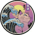 Japanese Vaporwave Cat, Great Wave of Kanagawa PopSockets Standard PopGrip