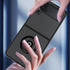 TJS Case for Samsung Galaxy Z Flip 3 5G, Metal Ring Kickstand, Magnetic Support, Drop Protective Cover (Yellow)