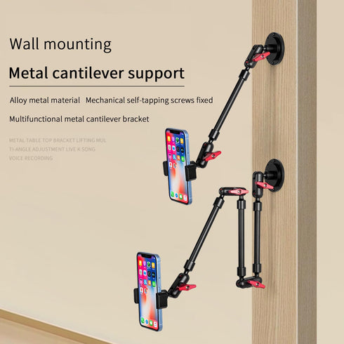 Super Upgraded Magic Arm with LED, 82cm Length, Phone Wall Mount Holder Bracket, Desk Mount