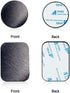 ACKLLR 16 Pieces Phone Car Mount Metal Plate with Adhesive for Magnetic Mount, 8 Rectangular and 8 Round