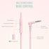 rockpapa L22 Wired Headphones for Kids, Foldable Stereo 3.5mm Corded Headphones with Microphone for School Classroom,