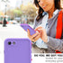 iPhone SE 2020/iPhone 8 Waterproof Case, IP68 Full-Body Sturdy, Built-in Screen Protector, Shockproof - Purple